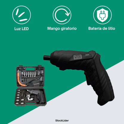 Set Destornillador 47pcs | Herramientas Esenciales para Bricolaje