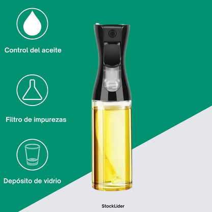 Pulverizador de Aceite y Vinagre con Caja - Cocina Saludable