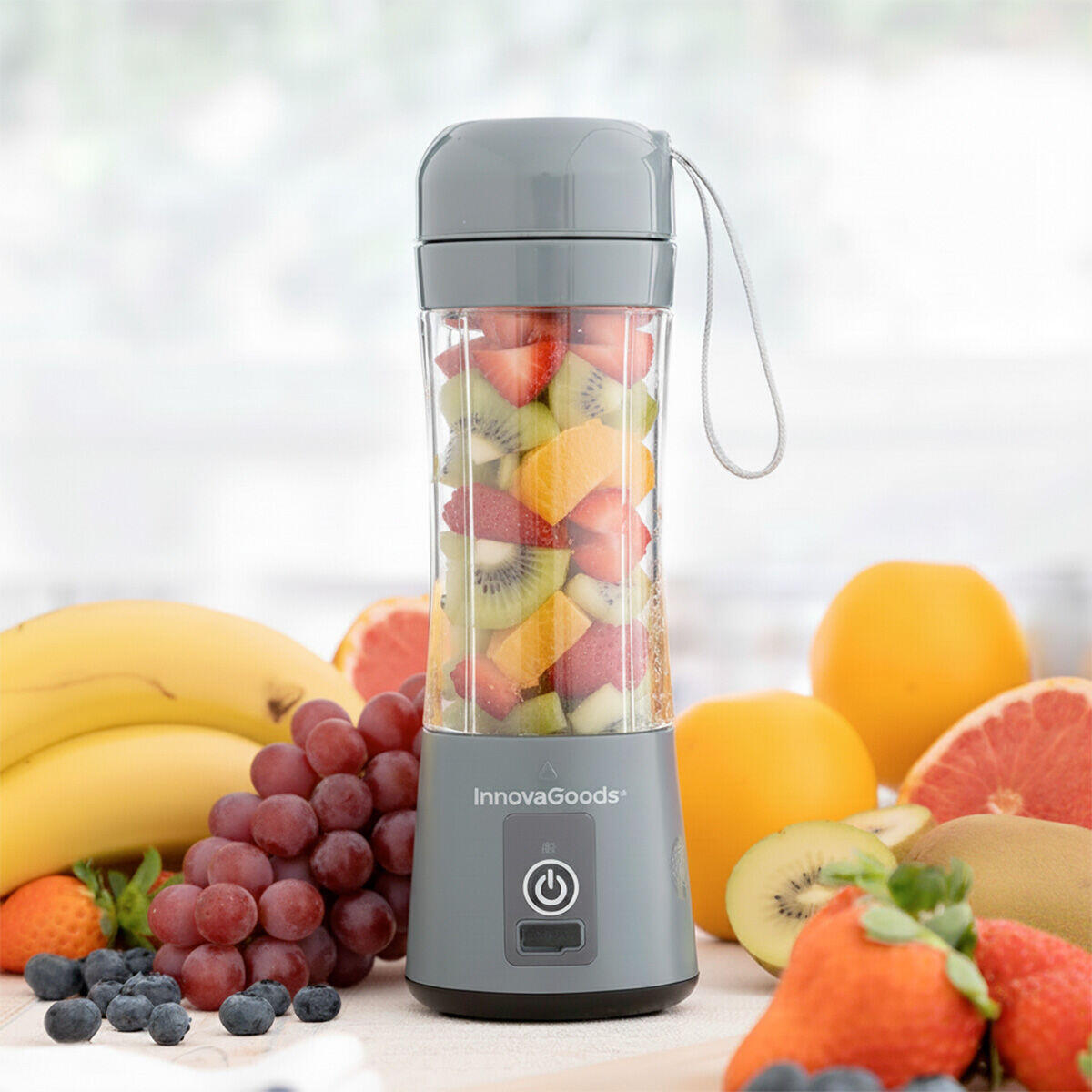 Batidora de Vaso Portátil Recargable Shakuit InnovaGoods