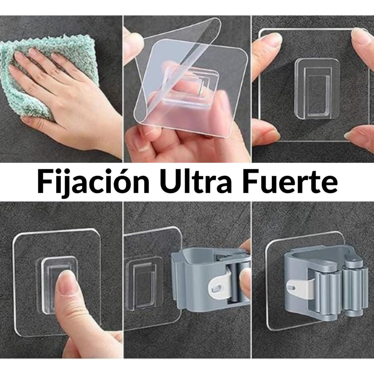 Porta Escobas de Pared - Organiza tu Hogar y Cocina